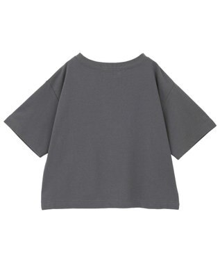 AMERICAN HOLIC 2WAYオフショルスウェット半袖プルオーバー Charcoal Gray