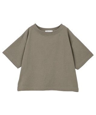AMERICAN HOLIC 2WAYオフショルスウェット半袖プルオーバー Gray Beige