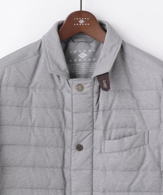 JOSEPH ABBOUD 【軽量/防風/形状記憶】インターレース ダウン ジャケット ライトグレー系