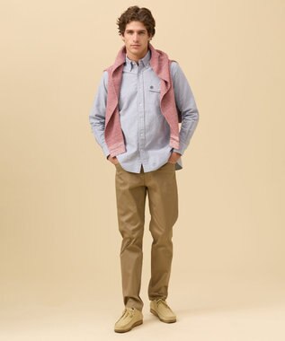 J.PRESS MEN 【IVY SHIRTS / 8色展開】オックスフォードオーバル シャツ /B.D. ネイビー系