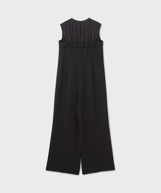 GRACE CONTINENTAL オーガン切替サロペ ブラック