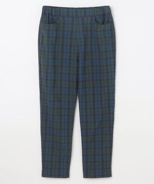 ANY 【大好評につき新色登場！/ストレッチ】大人の7daysデイリーパンツ ネイビーチェック