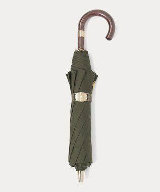 MOONBAT POLO RALPH LAUREN（ポロ ラルフローレン）晴雨兼用日傘 ワンポイント ポロポニー 無地  折りたたみ傘 楽折 遮光 遮熱 UV カーキー