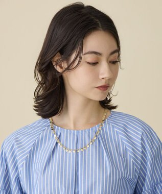 自由区 ラウンドグレイン ネックレス