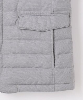 JOSEPH ABBOUD 【軽量/防風/形状記憶】インターレース ダウン ジャケット ライトグレー系