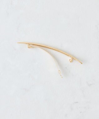 AMERICAN HOLIC ニュアンスメタルラインバレッタ Gold