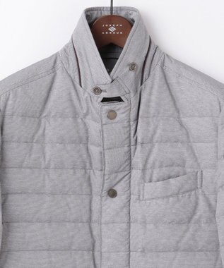 JOSEPH ABBOUD 【軽量/防風/形状記憶】インターレース ダウン ジャケット ライトグレー系