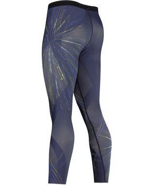 CW-X 【MEN】 スポーツタイツ 下半身フルサポート ジェネレーターモデル2.0 吸汗速乾 抗菌防臭 HZO699 /ワコール オリエンタルブルー