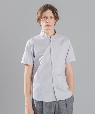 JOSEPH HOMME 【WEB限定商品】80/2 オックスウイング 半袖シャツ ライトグレー系