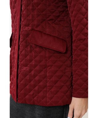 DAKS 2WAYキルトジャケット ボルドー