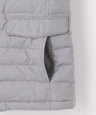 JOSEPH ABBOUD 【軽量/防風/形状記憶】インターレース ダウン ジャケット ライトグレー系