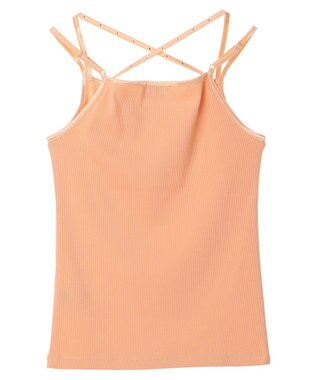 earth music&ecology キラキララインストーンキャミ Orange