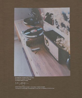 WEGO 【2点SET】アクセ付きフォトグラフィックT（SS） ブラウン