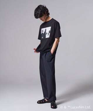 JOSEPH HOMME 【WEB限定】【スター・ウォーズ 】 JOSEPH HOMME スター・ウォーズ / リラックスフォルム クルーネックプリントTシャツ ブラック系1
