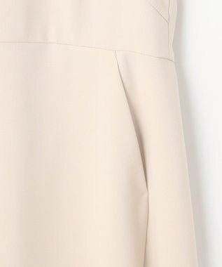 組曲 【KUMIKYOKU NAVY】コンフォータブルドレープフリル ワンピース アイボリー系