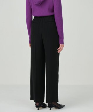 GRACE CONTINENTAL トリアセワイドイージーパンツ ブラック