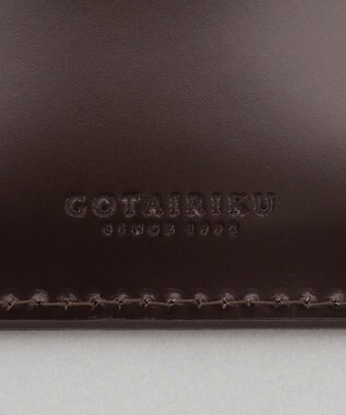 GOTAIRIKU 【希少コードバン】カードケース ダークブラウン系