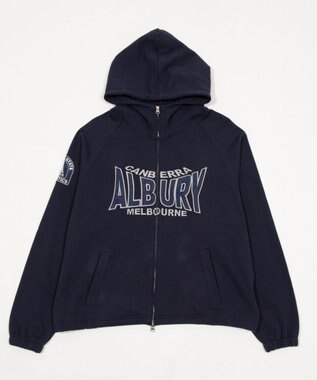 WEGO 【ユニセックス着用ITEM】スタンドネックZIPパーカー ネイビー