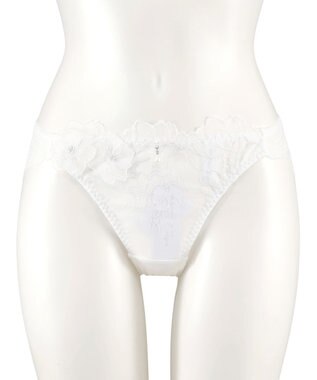 San-ai Resort（三愛水着楽園） エレガントコレクション【2505】バックレースショーツ ホワイト