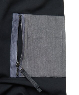 YECCA VECCA MA-1風デザインジャケット Gray