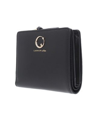 LANVIN en Bleu ルナ Lファスナー二つ折り財布 ブラック