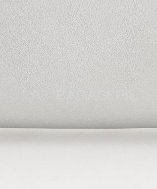 LA BAGAGERIE LA BAGAGERIE×chiyo ポーチ付きフリルエコバッグ シルバー