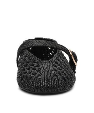 STEVE MADDEN ALARA シアーラフメリージェーンフラット ブラック