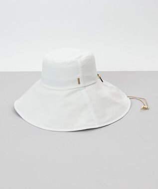 AURORA 【 Beaurance （ビューランス）】サマーシールド広つばキャペリンハット ホワイト