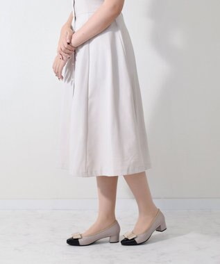 Bridget Birkin ＜2E＞【Bridget Birkin walk】リボンモチーフパンプス ベージュコンビ