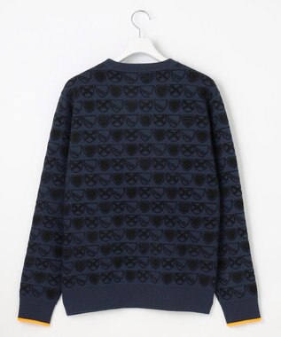 23区GOLF 【MEN】エンブレムジャカードセーター ネイビー系5