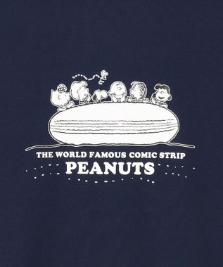 23区GOLF 【PEANUTS】【MEN】スヌーピーコラボ モックネックシャツ ネイビー系
