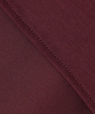 J.PRESS LADIES 【接触冷感】プレーティングジャージー ペプラム カットソー ボルドー系