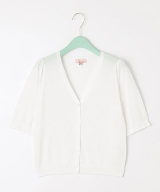TOCCA 【洗える！】SWAN V NECK Vネック カーディガン アイボリー系