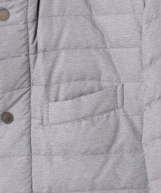 JOSEPH ABBOUD 【軽量/防風/形状記憶】インターレース ダウン ジャケット ライトグレー系