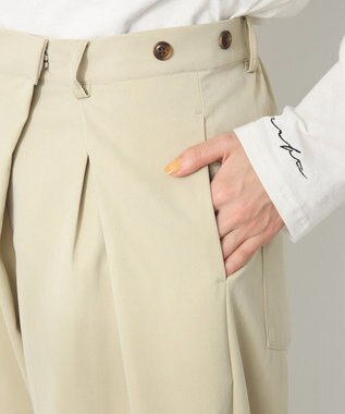 CRAFT STANDARD BOUTIQUE ラップコクーンパンツ Beige