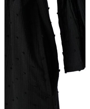 earth music&ecology ドットドビーワンピース Black