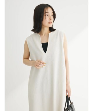 Green Parks カットＪＱキーネックジャンスカ Ecru