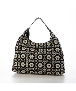 UNBILLION カシュカシュ cachecache / WEB限定刺繍2本手トートバッグ ブラックドット