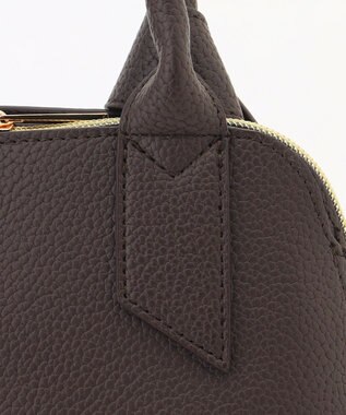 LA BAGAGERIE 【maison vert】 【超軽量/多収納】リボンハンドル2WAYバッグ ダークチョコ