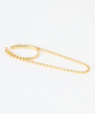 J.PRESS YORK STREET 【WOMEN】ボールチェーンイヤーカフ ゴールド系