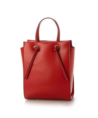 UNBILLION カシュカシュ cachecache / ノットハンドル縦長ミニトート レッド