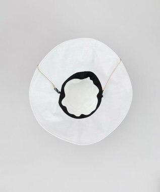 AURORA 【 Beaurance （ビューランス）】サマーシールド広つばキャペリンハット ホワイト