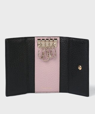 Paul Smith メタルクロップドロゴ キーケース ブラック