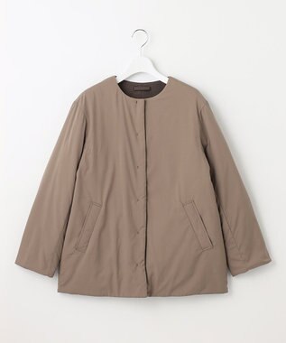 J.PRESS LADIES ピーチマルチポリリバーシブル アウター ブラウン系