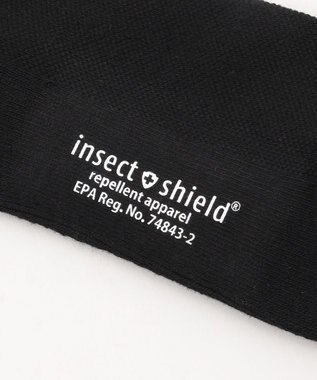 PW CIRCULUS 【虫よけ加工】【MEN】バックLOGOソックス ミドル丈 ゴルフ ブラック系