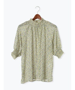 Te chichi パターンアソートシャーリングブラウス イエロー