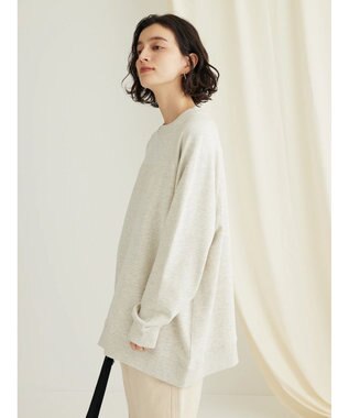 CRAFT STANDARD BOUTIQUE プリント裏毛ビッグプルオーバー Oatmeal