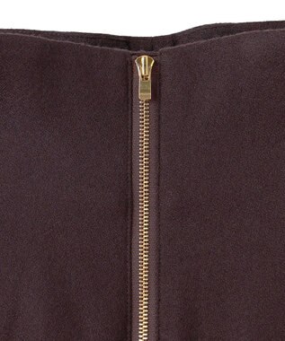 BEIGE， TERNES / フロントジップワイドパンツ Bordeaux