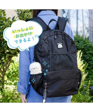 Mother garden しろたん ついてきちゃうマスコット キーホルダー《すやすや顔》 単品 ホワイト