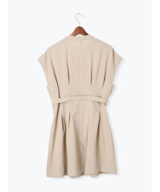 Te chichi ミリタリーチュニックシャツ ベージュ